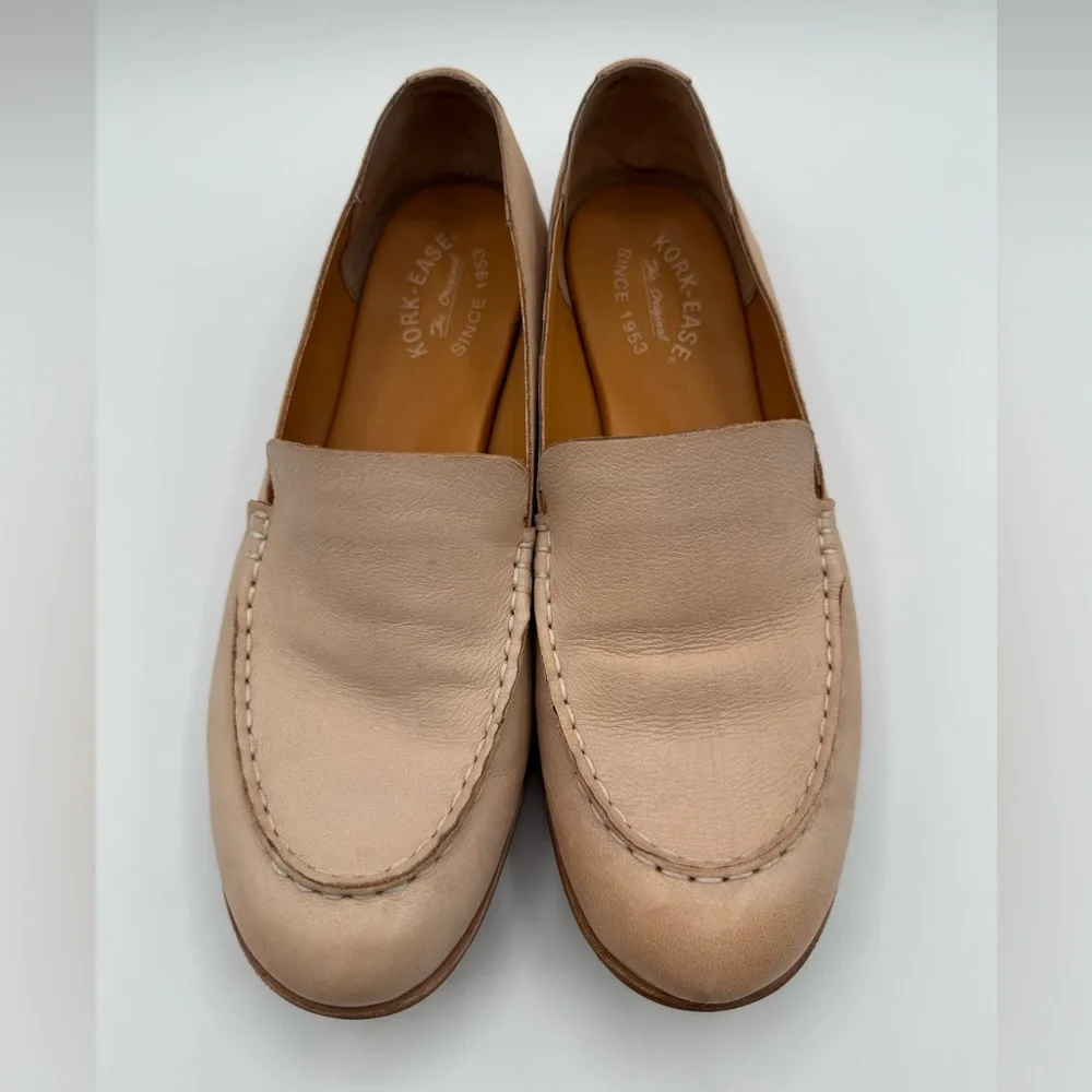 Kork-Ease Meg Black Loafer Hand-Made Moc-Toe Loafer Size 9.5M - Picture 3 of 16